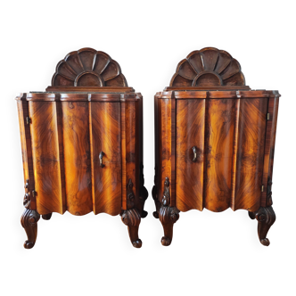 Paire de tables de chevet Italiennes Art déco