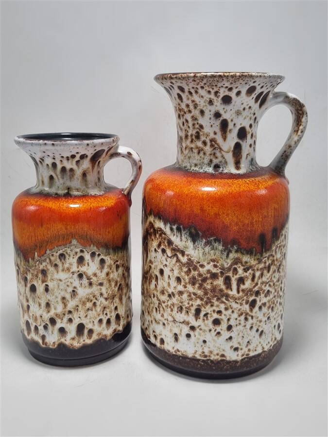 Duo of Jasba vases