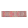 1970s Vintage Turkish Oushak Handmade Wool Cotton Pink Runner Rug 90x365