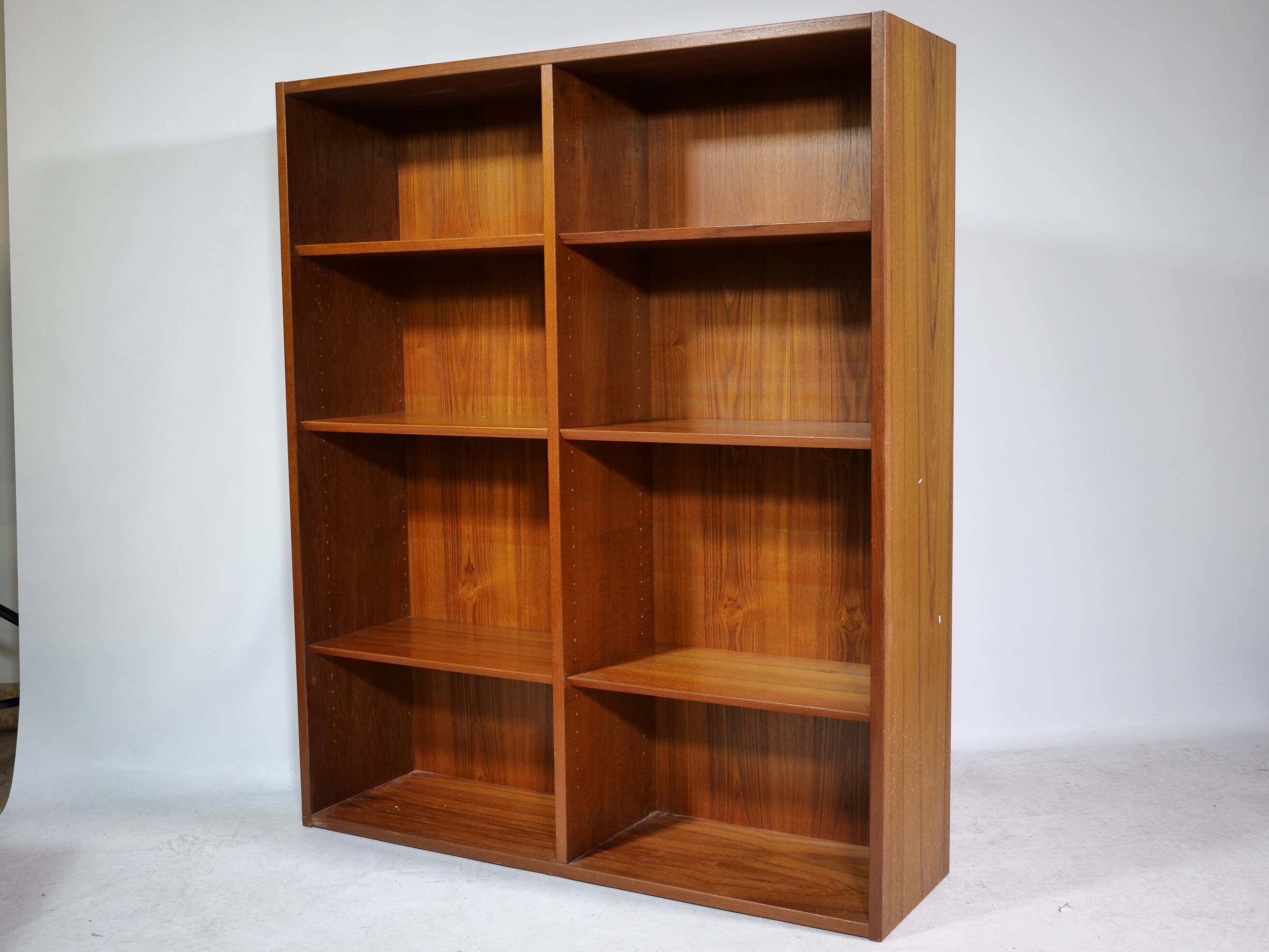 Bibliothèque en teck de style Mid-Century par Poul Hundevad, Danemark, années 1960
