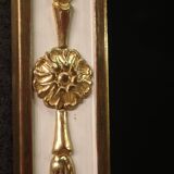 Lacquered and gilded mirror in Louis XVI style