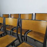 8 school chairs
