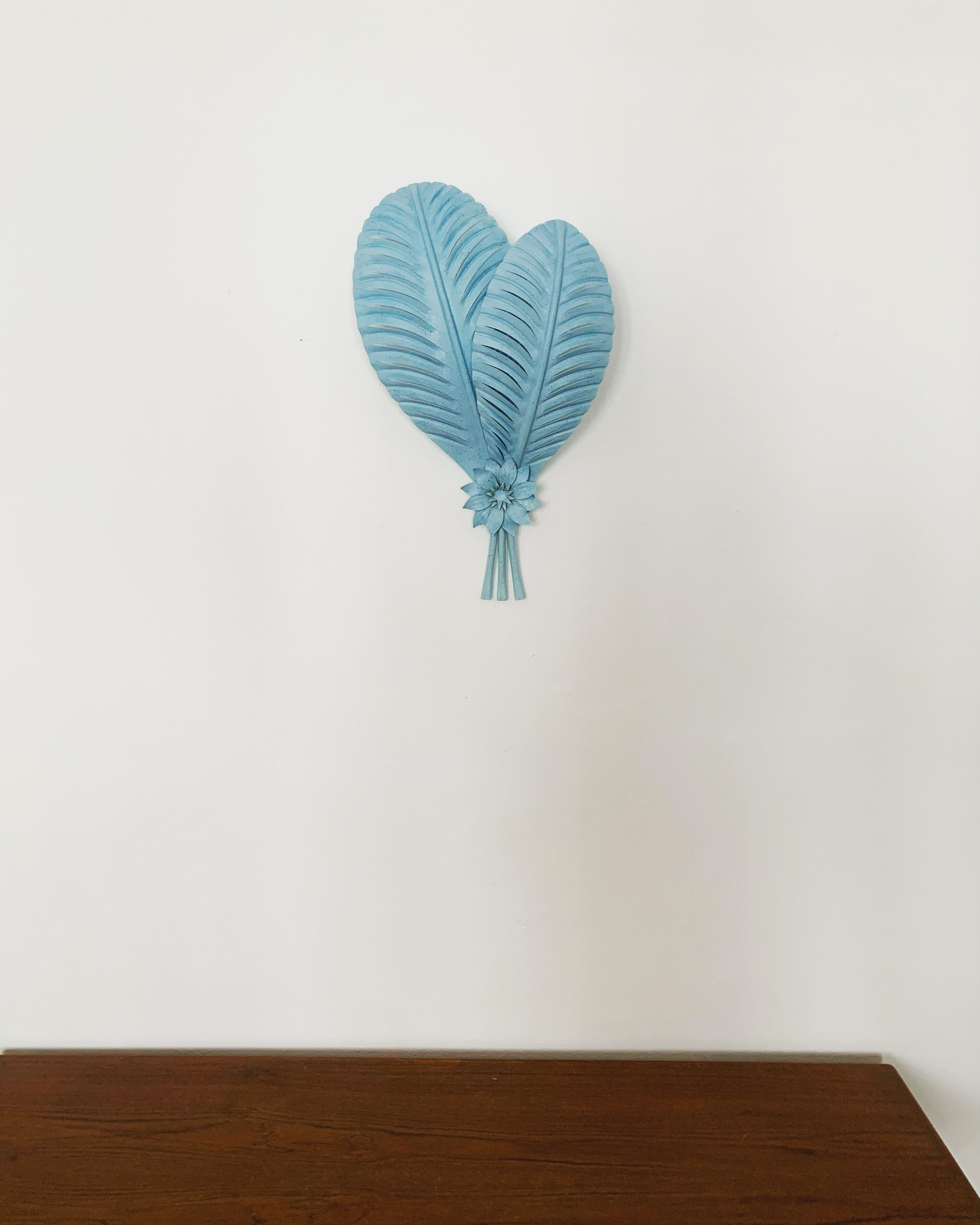 Italian Hollywood Regency Metal Wall Lamp