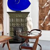 Cesare Lacca rolling coffee table service trolley