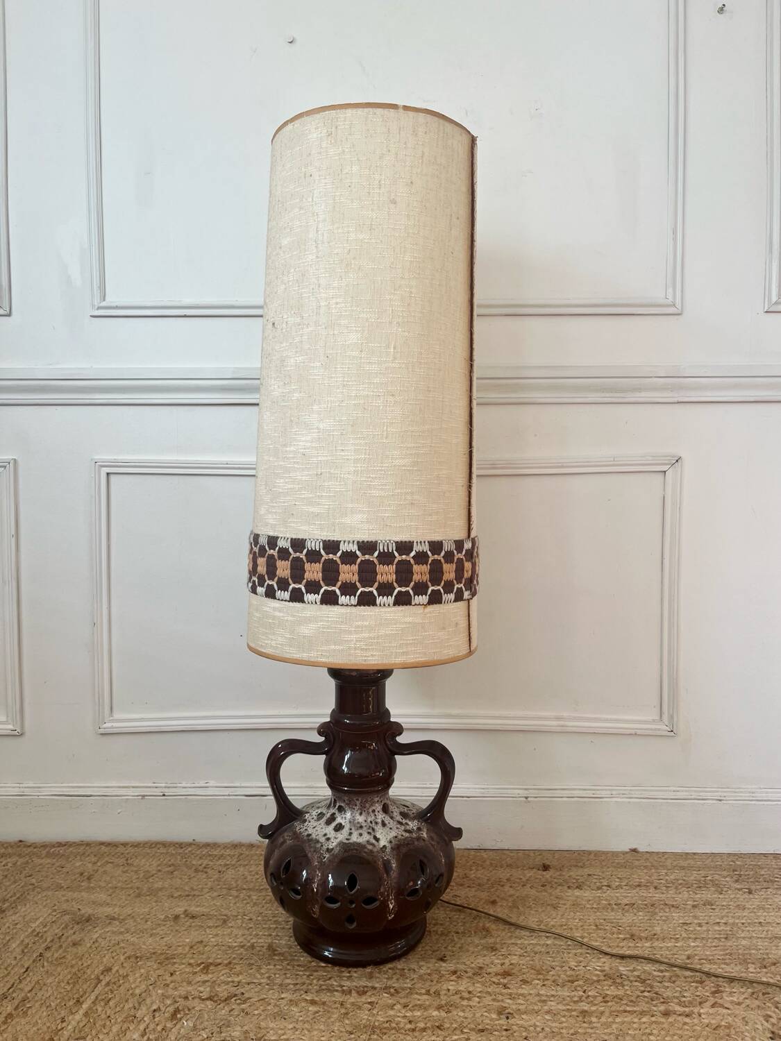 Lampe de sol en céramique, 1970