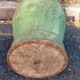 Pair of iron cast iron pots patina green patina.  1960/ 1970