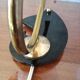 Art Deco brass and glass wall lamp