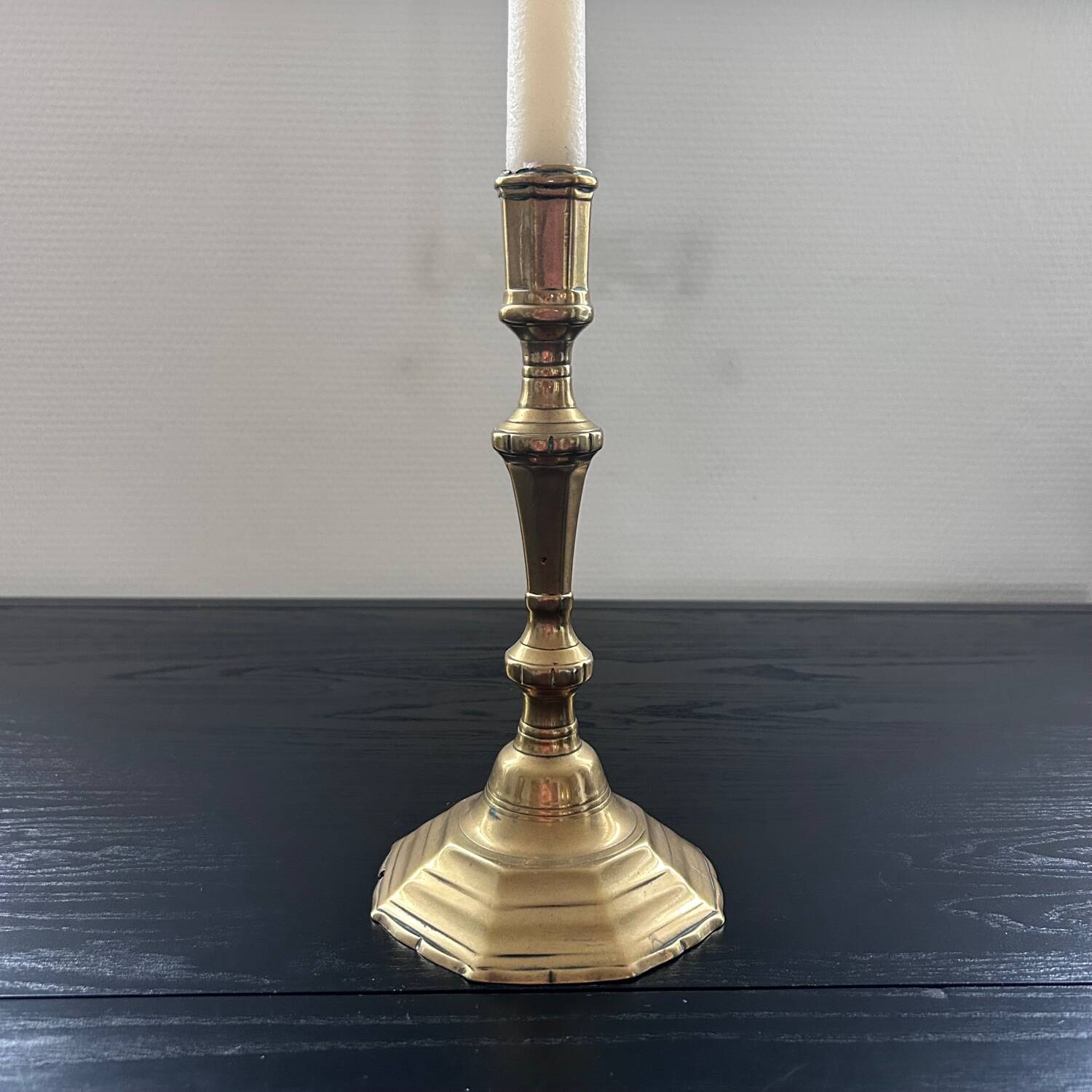 Classic brass candlestick