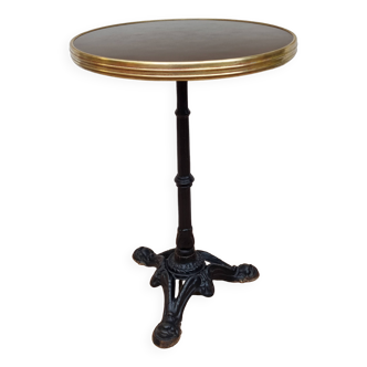 Antique 50s tripod bistro table, 74 cm