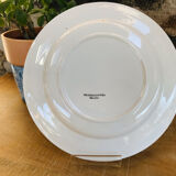 Service 21 assiettes en faïence de Sarreguemines Digoin modèle écossais