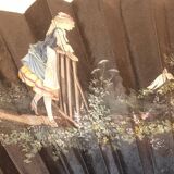 Eventail ancien en soie