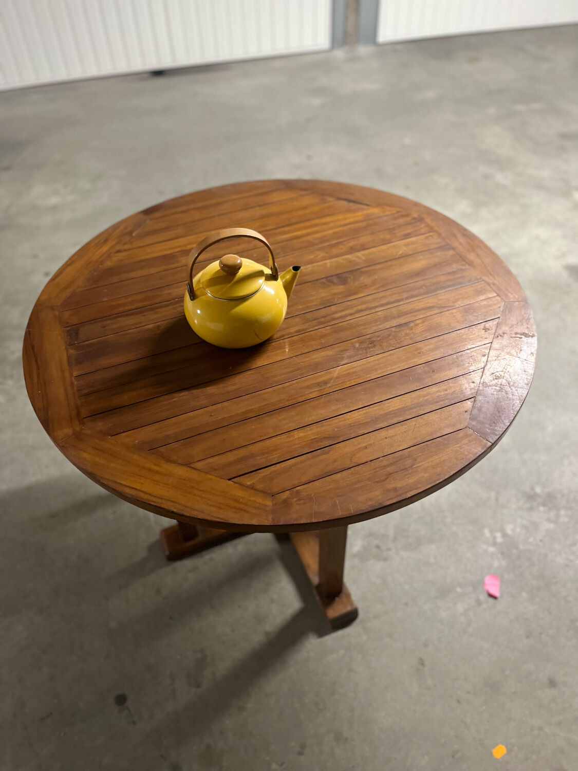 Garden teak table 100cm