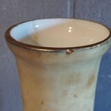 Vase en verre peint