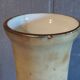 Painted glass vase