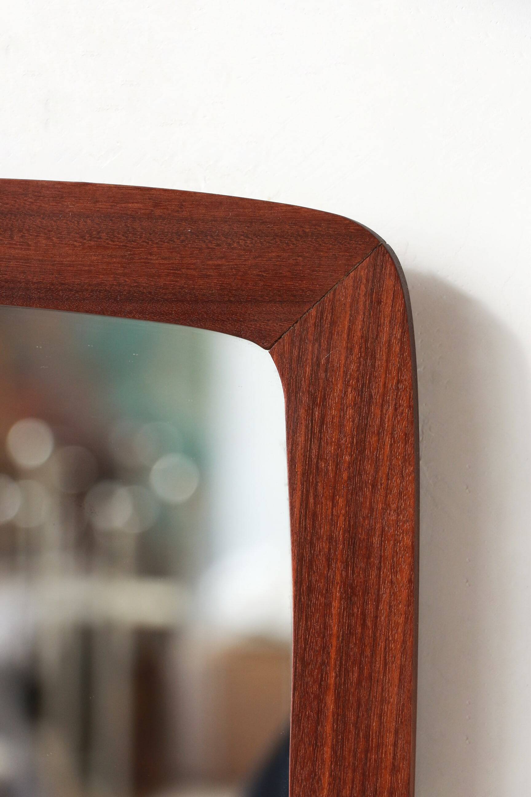 Free form mirror - teak - scandinavian - 14.09.23.01