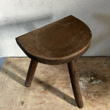 Wooden tripod stool