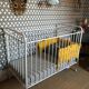 Baudou/Bonpoint bar bed in white metal for children