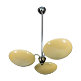 Lustre minimaliste à 3 incasseurs années 1930