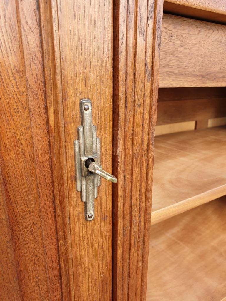 Art deco oak library