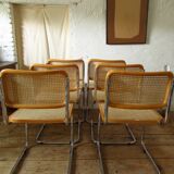6 chairs by Marcel Breuer