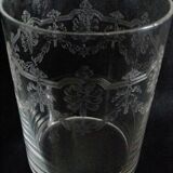 Lot de 5 verres gravés