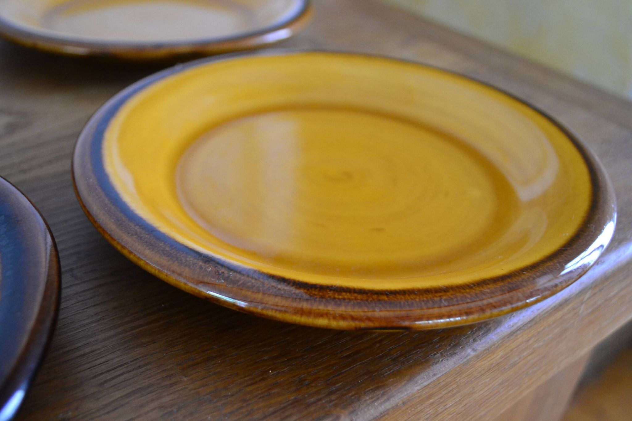 Saint Clément plates porcelain from the 1960s.