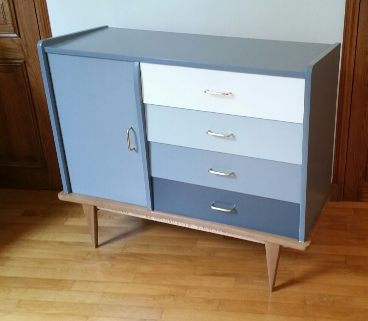 Commode buffet vintage des années 60