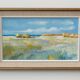 Peinture de paysage scandinave par S Nilson 1976