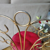 Chaise de chambre metal dore vintage
