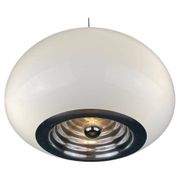 Black and White Pendant by Achille and Pier Giacomo Castiglioni for Flos, 1965