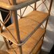 Vintage rattan and wicker shelf 70s