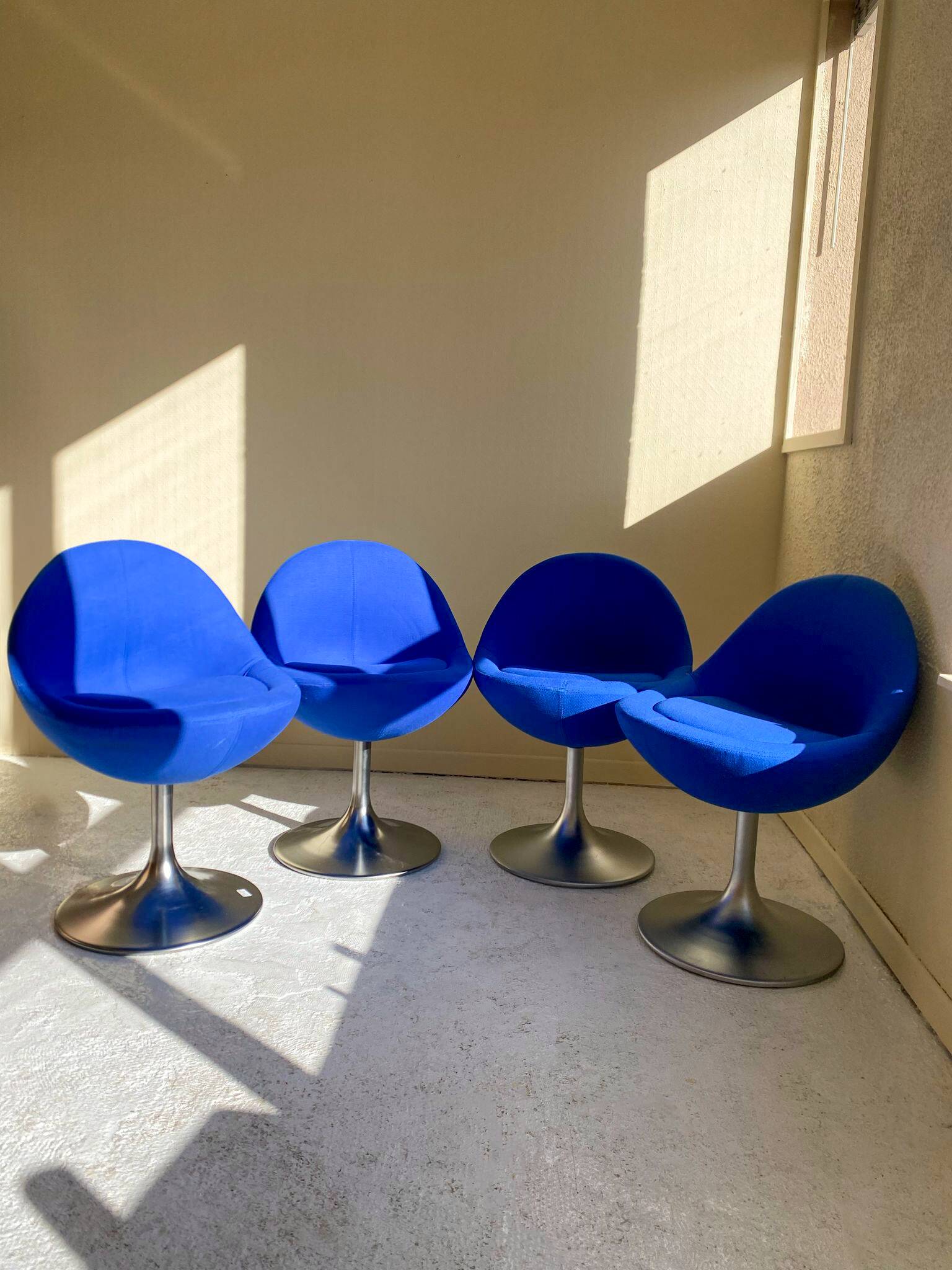 Börje johanson – lot de 4 chaises “venus” pour johanson design