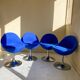 Börje johanson – lot de 4 chaises “venus” pour johanson design