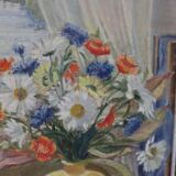 Nature morte avec vue par la fenêtre, par Gerhard Larsson, 1953