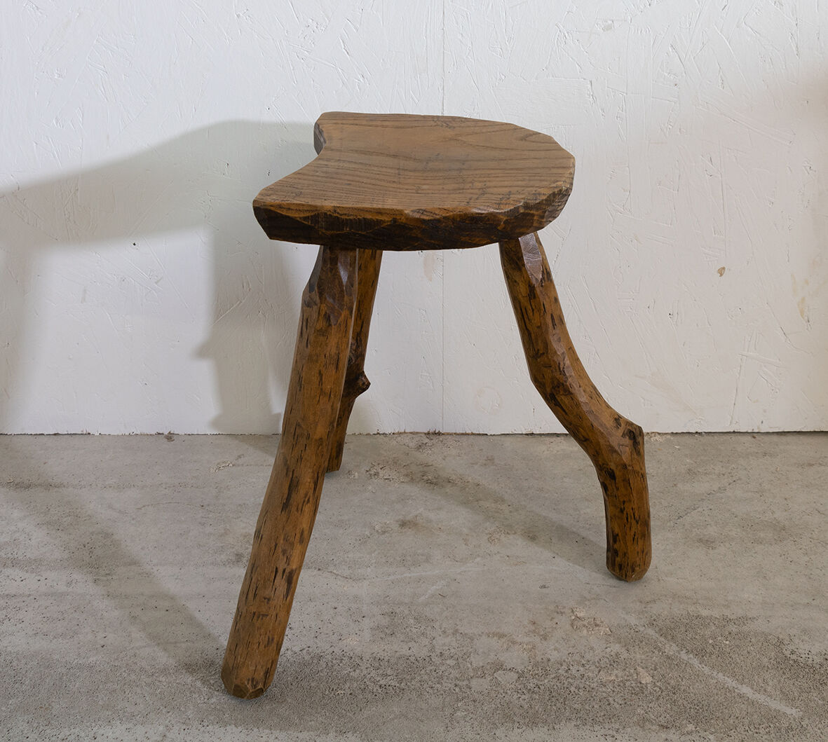 Tripod wooden stool