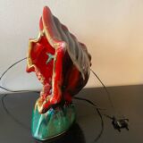 Vintage Vallauris Night Light Lamp in the Shape of a Shell
