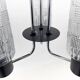 1970s Chrome, Glass & Metal Chandelier, Czechoslovakia