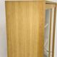 Mid Century Display Case in light oak by WK Möbel, 1970s