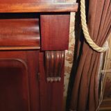 Small late 19th century English mahogany bookcase