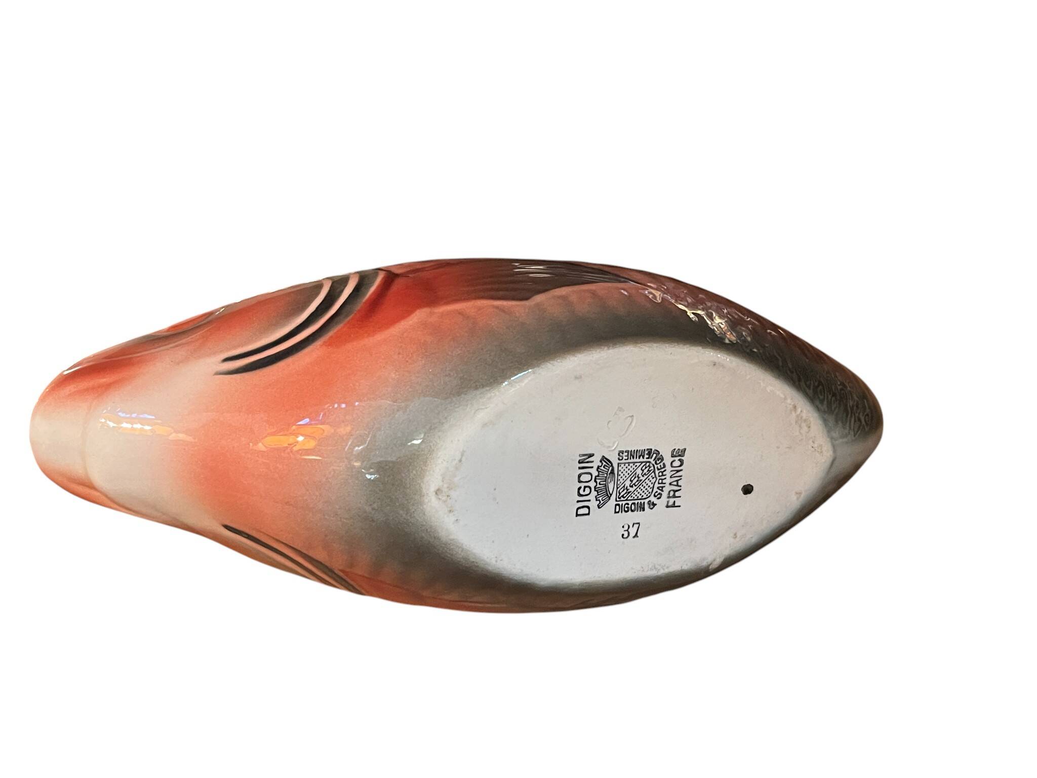 Sarreguemines Digoin, 16-piece Art Deco fish service circa 1930