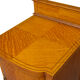 Meuble de chevet édouardien en bois satiné