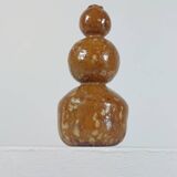 Small vintage one if a kind ceramic vase sphere decor