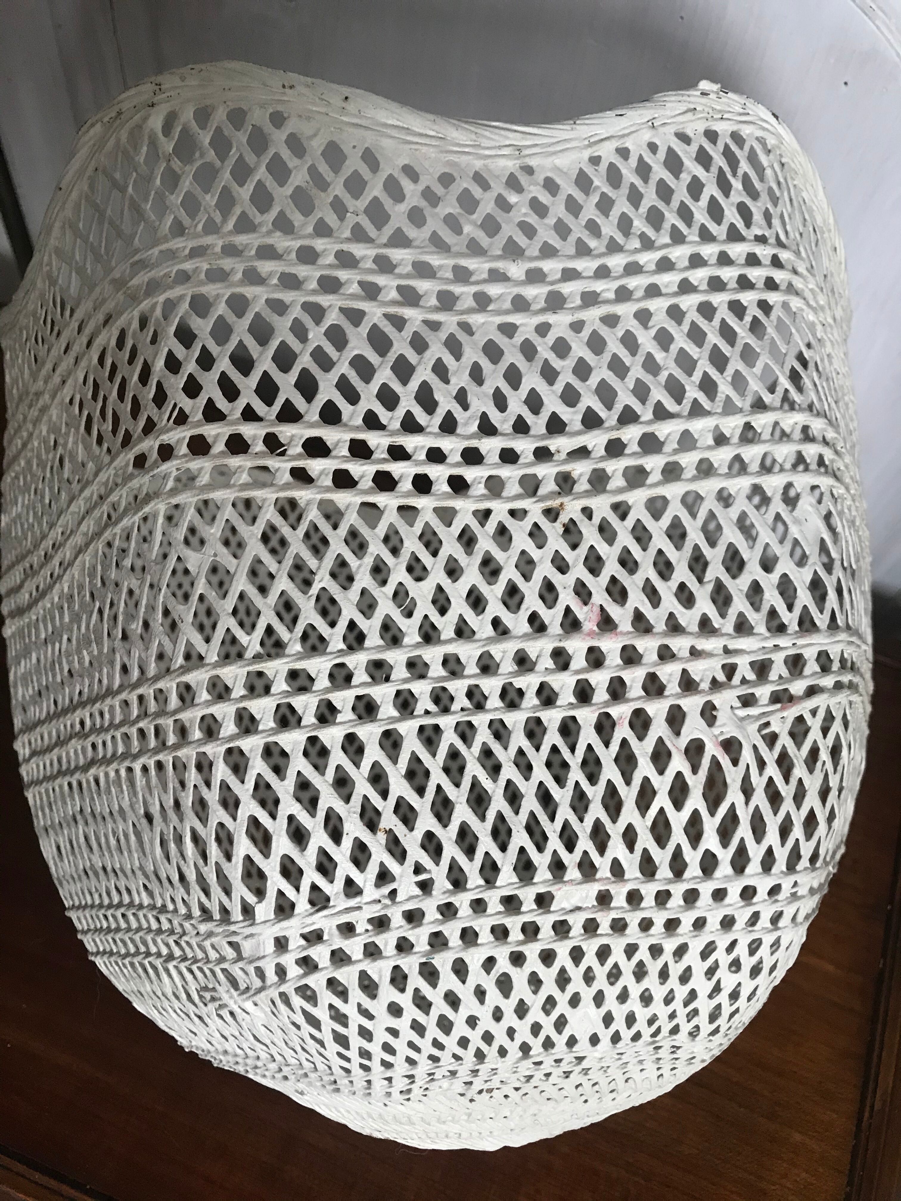 Rattan ceiling lampshade