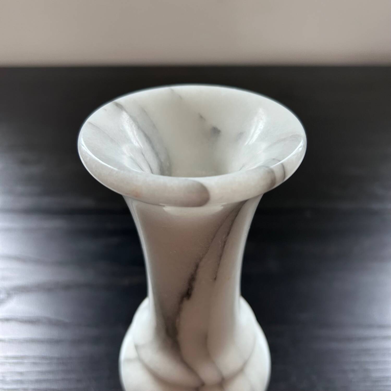 White marble vase