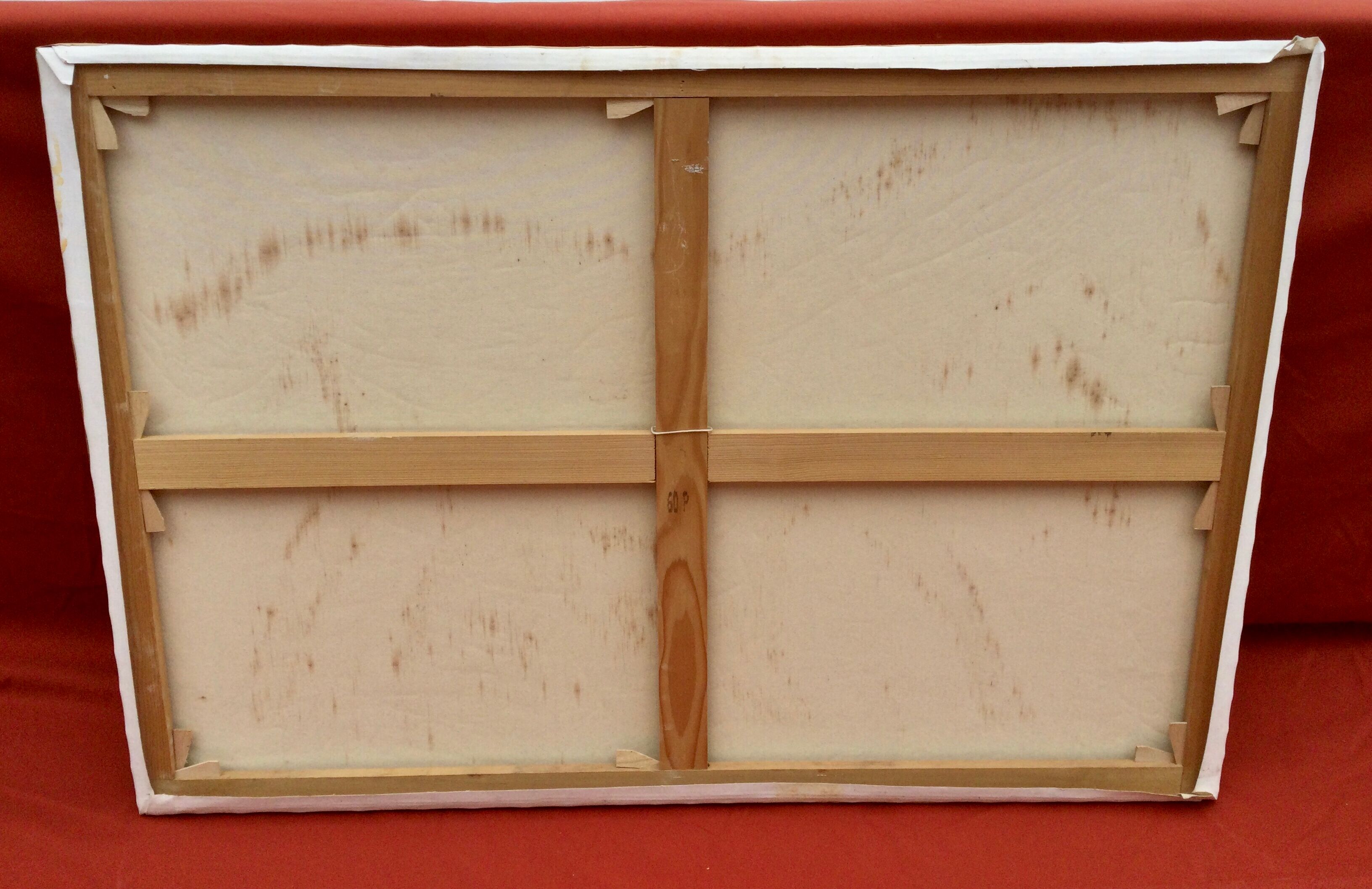 Oil on canvas "Couple of felines" by Dominique PROTTI-BARAIZE