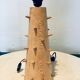 Handmade solid wood lamp base