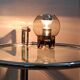 Table lamp with smoked glass by Sussmuth Leuchten 1970s