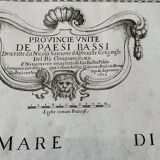 Map of the provinces of the Netherlands by G. G. De Rossi and G. Cantelli, 1672