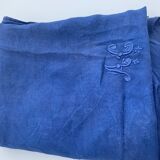 Linen linen linen monogram AC, floral pattern art deco