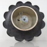 German flower wall lamp from Pan Keramik, 1970s